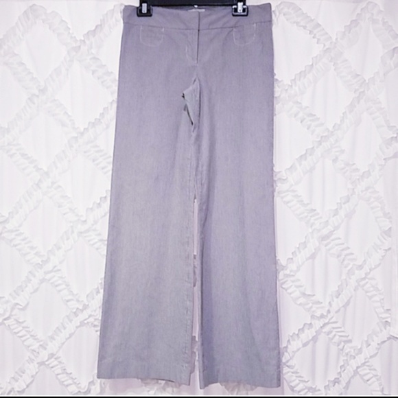LOFT Marissa Wide Leg Pinstripe Trouser Size 4 - Picture 3 of 6
